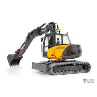 Lesu kompakter Ketten Bagger MC15 Bausatz gelb lackiert