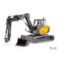 Lesu kompakter Ketten Bagger MC15 Bausatz gelb lackiert