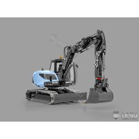 Lesu kompakter Ketten Bagger MC15 ARTR blau lackiert