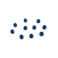 Alu Stoppmuttern M3 blau (10)