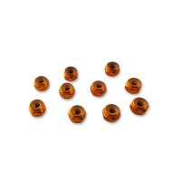 Alu Stoppmuttern M3 orange (10)