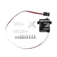INJORA Waterproof INJS11B Servo with Brass Servo Mount...
