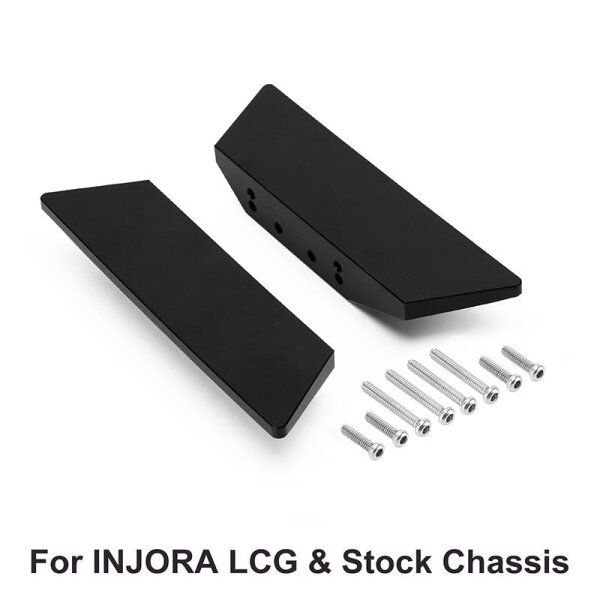 INJORA POM Plastic Rock Sliders Side Plates for 1/18 Redcat Ascent-18 Straight Rock Sliders for INJORA LCG Chassis & Stock Chassis