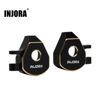 INJORA Black Coating Brass Steering Knuckles for 1/32...