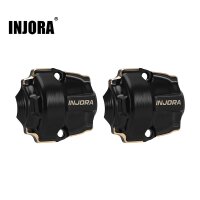 INJORA Black Coating Brass Diff Covers for 1/32 Redcat...