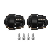 INJORA Black Coating Brass Diff Covers for 1/32 Redcat...