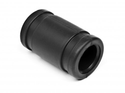 SILICONE EXHAUST COUPLING 15x25x40mm (BLACK)
